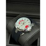 Seo Jewelry Silikon Kordunlu Çelik Kasa Kol Saati - Gümüş - Lacivert