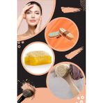 Seonland Doğal At Kılı Fırçası + Yüz Fırçası + Kabak Lifli Kolajen Sabunu Antiaging Güzellik Paketi