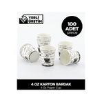Sepet Doldur 4 Oz Karton Bardak - 100 Adet