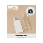 Sepet Doldur 5Li Piknik Set 500 Adet