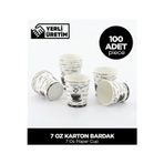 Sepet Doldur 7 Oz Karton Bardak - 100 Adet