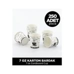 Sepet Doldur 7 Oz Karton Bardak - 250 Adet
