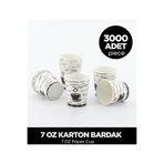Sepet Doldur 7 OZ Karton Bardak 3.000 Adet