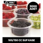 Sepet Doldur Plastik kase 100/150 cc Sup Kase – 3.000 Adet