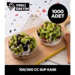 Sepet Doldur Plastik kase 100/200 cc Sup Kase – 1.000 Adet