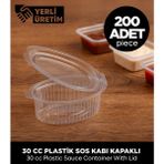 Sepet Doldur Plastik Sos Kabı – 30 cc – 200 Adet