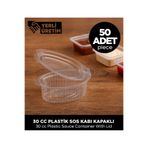 Sepet Doldur Plastik Sos Kabı – 30 cc – 50 Adet