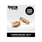 Sepet Doldur Plastik Sos Kabı – 80 CC – 1.000 Adet