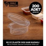 Sepet Doldur Plastik Sos Kabı – 80 cc – 200 Adet