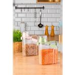 SepetçiBaba Pratik Saklama-Erzak-Detarjan Kabı 2000ml Pembe - Krc-684