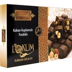 Sepetçioğlu Kakao Kaplamalı Fındıklı Çifte Kavrulmuş Lokum 300G