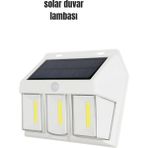 Sepetim Suya Dalı Solar Duvar Lambası – Akıllı Gece Sensörlü Işık - Standart - Renkli