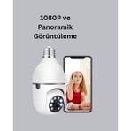 Sepetink 360° Panoramik Görüntüleme Sunan Ampul Tipi Güvenlik Kamerası