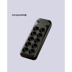 Sepetopia 10’lu Çoklu Priz Termal Korumalı USB Type-C Çıkışlı 2500W Uzatma Kablosu - Çok Renkli