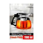 Sepetopia Bx Süzgeçli French Press Cam Demlik 1100 ml Bitki Çayı Demliği 722243 - Renkli