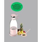 Sepetopia Çevre Dostu Cam Gövdeli Kablosuz Smoothie Blender - Çok Renkli