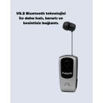 Sepetopia Geri Çekilebilir Kablolu Bluetooth Iş Kulaklığı - Çok Renkli