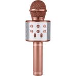 Sepetopia Karaoke Mikrofonlu Hoparlör - Şarjlı -Bluetooth Rose Gold (5517) - Çok Renkli