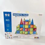 Sepetopia Mey Ithalat® SH40763 45 Parça Magnet Yıldız Elmas Seri Bloklar - Renkli