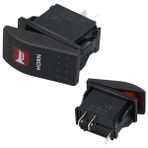 Sepetopia Powermaster korna Sembollü Işıksız Yaylı 2 Pinli On-Off 12-24V Marin Switch