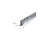 sepetra Alüminyum Pvc Kapı Pencere Cam Balkon Kıl Fitili En 6,7 - Kıl Uzunluğu 8 Mm 2 Yıl Sol Kapı Alüminyum