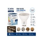 sepetra Cata CT-4240 GU10 LED Ampul 5 Watt Beyaz Işık Spot Lamba Uzun Ömürlü Tasarruflu Aydınlatma