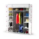 Sepettenevar Çift Yandan Raflı İstanbul Askılıklı Bez Dolap