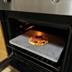 Seplyhome Bazalt Pizza Taşı, Fırın Taşı, Ekmek Taşı, Mangal Taşı 35×35 cm – Doğal Bazalt Pişirme Taşı