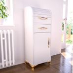 Sepra Mutfak Ekmeklik Kiler Dolabı, Beyaz Gold, 4 Çekmeceli