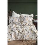 Septembre 210 Tc (83 Tel) Pamuk Saten Nevresim Takımı Tek Kişilik - Beyaz - 160 x 220 cm
