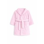 Septumium%100 Pamuklu Çocuk Bornozu, Pembe, Şal Yaka, Cepli, Kemerli (7-8Yaş)