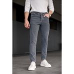 Ser Joven Erkek Füme Slim Fit Lazerli Likralı Jean Pantolon