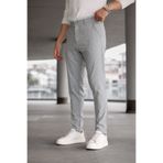 Ser Joven Erkek Gri Slim Fit Kumaş Pantolon