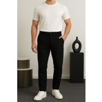 Ser Joven Erkek Siyah Slim Fit Kumaş Pantolon