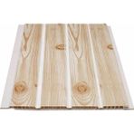 Ser Profil Fındık Ahşap Desen Plastik Pvc Duvar Tavan Lambiri 10 Adet 20 cm x 1 M 2 M2