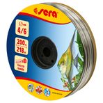 sera 4/6 hortum gri 200 m - Akvaryum hava hortumu - 4/6 mm çaplı esnek hava pompası hortumları (iç/dış)