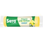 Sera Çöp Torbası Büzgülü Büyük Boy Limon Kokulu 15 Adet