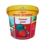 Sera Discus Granulat Sarımsaklı 10 lt 2900 gr Balık Yemi
