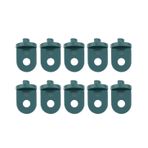 Sera Klipsleri, 10 Adet Plastik Bitki çiçek askı asılı Klipsler Set Bitki Askısı Gölge kumaş Klipsler Sepetler asılı Alet Bahçe aksesuarı Sera Için (GREEN)