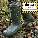 Serabien Termal Çoraplı Eva Kauçuk Avcı Ve Outdoor Çizmesi
