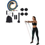Serac Collection 11 Parça Çok Fonksiyonlu Kapı Arkası Egzersiz Bandı Ev Tipi Spor Seti - SA002G-6ESAZ9 - Çok Renkli