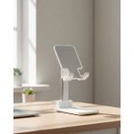 Serac Collection Ayarlanabilir Ergonomik Katlanabilir Masaüstü Telefon Tutucu Beyaz - SA002G-6EUG79 - Çok Renkli