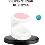 Serac Collection Mini Oje Kurutma Cihazı 16W LED Uv Hızlı Kurutma Taşınabilir Kompakt - SA002G-6FAGA3 - Beyaz