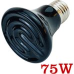 Seramik Ampul 75W Tarzı E27 Sürüngen Lambası Kaplumbağa Isıtma Lambası Mini Evcil Isıtma Ampibi Lizard Termostat Ultraviyole Lamba Kızıl Seramik Isıtıcı (Yurt Dışından)