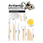 Seramik Baslangic Seti 13 Parca 1 Paket Modelaj Modelleme Hekel Comlek Sanatsal Ebesuar Hobi Duzeltme