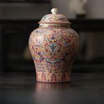Seramik Çin Geleneksel Çiçekli Zencefil Kavanoz Vazo Mavi ve Beyaz Antika Porselen Vazo Çin Tarzı Kavanoz, N-w13.8xh19.5cm,N-w13.8xh19.5cm
