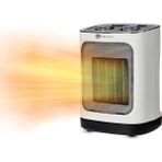 Seramik Fanlı Isıtıcı, 2 Isıtma Ayarlı 1800W Taşınabilir Elektrikli Isıtıcı - Beyaz
