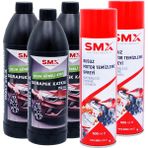 Seramik Katkılı Hızlı ve Pratik Cila 750 ml 3 Adet + Susuz Motor Temizleme Spreyi 500 ml 2 Adet - 1 lt