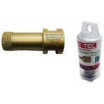 Seramik Mermer Delme Panç 16 mm MK0287 - Altın