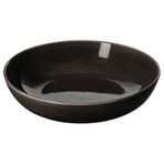 Seramik servis kasesi, koyu gri, 30 cm